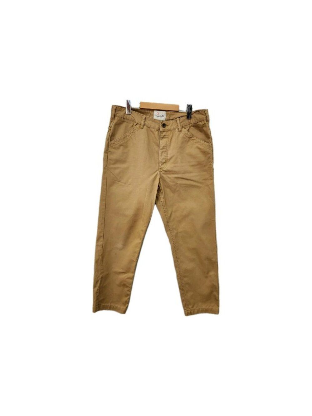Imperfects Men’s Utility Chino in Blasted Twill - Wheat Button Fly Size 34x30